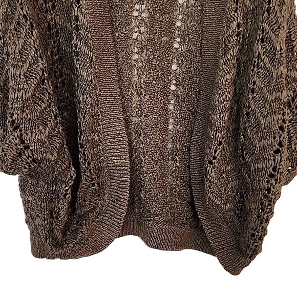 Chico's Size 2 Open Knit Bolero/Cardigan - Picture 2 of 7